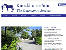 Tablet Screenshot of knockhousestud.com